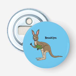 Décapsuleur Une jolie illustration de kangourou australien