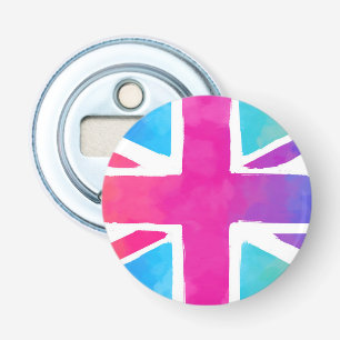 Décapsuleur Union Jack Flag à Bright Watercolors