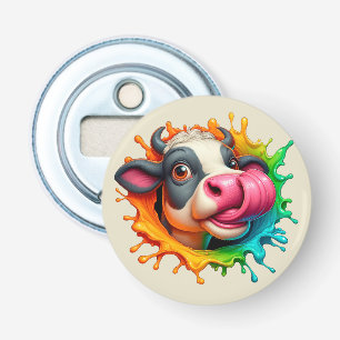 Décapsuleur vache lécher le nez