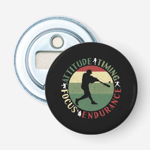 Décapsuleur Valeurs d'équipe de baseball motivationnelles