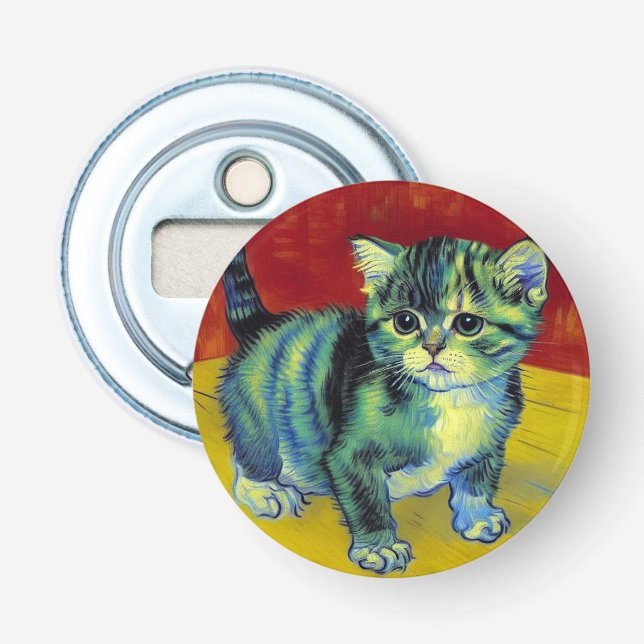 Décapsuleur Van Gogh Tabby Cat (Devant)