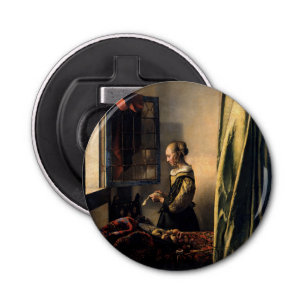 Décapsuleur Vermeer - Fille lisant une lettre à une fenêtre ou