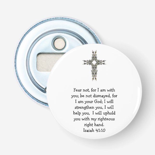 Décapsuleur Versets de la Bible Citation Inspirationnelle Isaï (Devant)