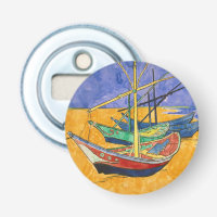 Vincent van Gogh - Bateaux de pêche sur la plage