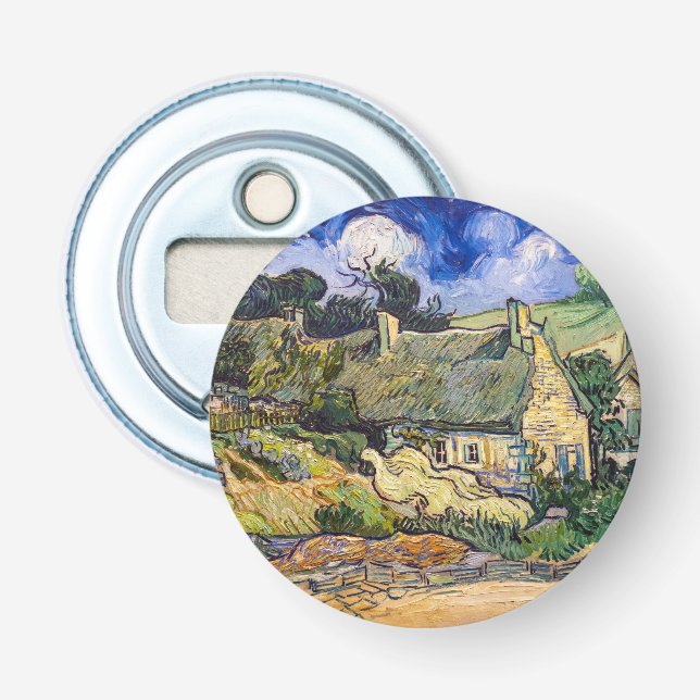 Décapsuleur Vincent Van Gogh - Chalets de chaume à Cordeville (Devant)