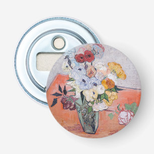 Décapsuleur Vincent van Gogh - Vase avec Roses et anémones