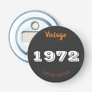 Décapsuleur Vintage 1972 édition limitée 50e cadeau d'annivers