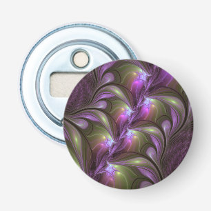 Décapsuleur Violet Abstrait violet violet kaki fractal