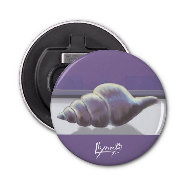 Décapsuleur violettes dans un bocal de lune (Devant)