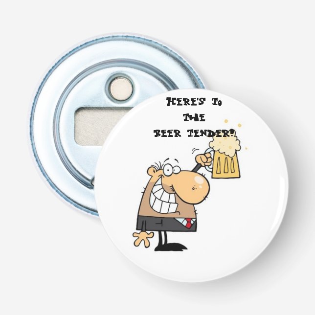 Décapsuleur "Voici la bière !" (Devant)