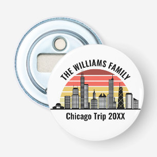 Décapsuleur Voyage sur mesure à Chicago au coucher du soleil e