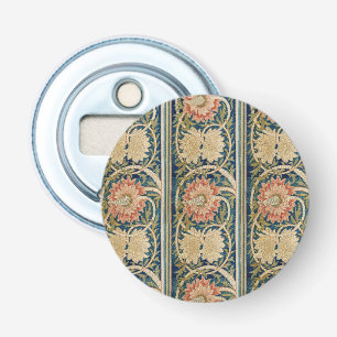 Décapsuleur William Morris Fleur Rose Soie Broderie Antique