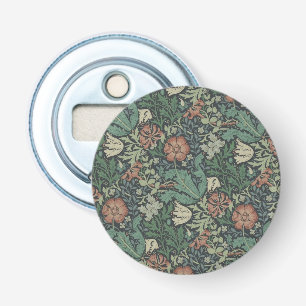 Décapsuleur William Morris Vintage Floral Rose Green Compton