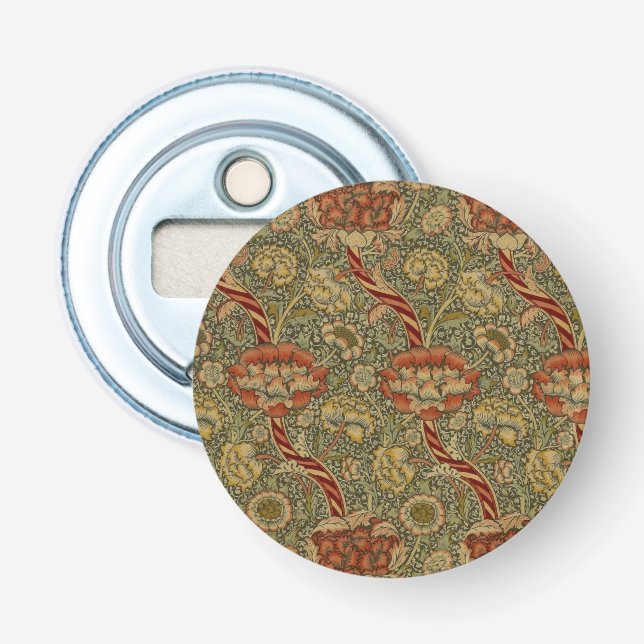 Décapsuleur William Morris Wandle Anglais Floral Damask Design (Devant)