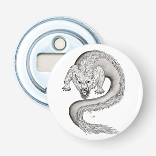 Décapsuleur Wolfdragon design noir et blanc