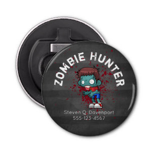 Décapsuleur Zombie Hunter with Blood Splatter Creepy