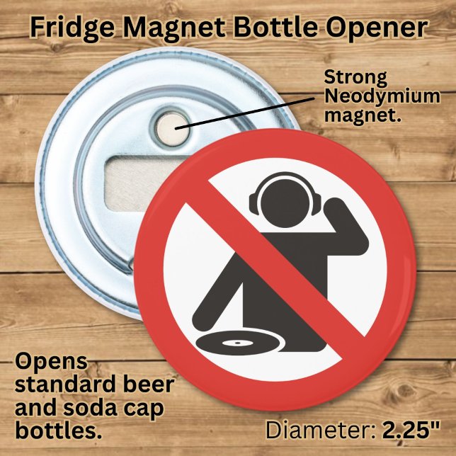 Décapsuleur Zone interdite aux DJ (Créateur téléchargé)