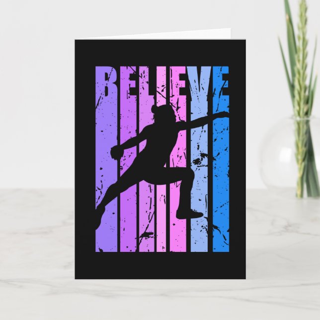 Decathlon Believe Discus Throwing Girls Athletics Card (Front)
