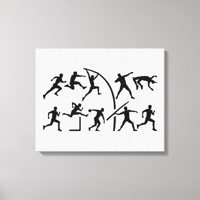 Decathlon Canvas Print (Front)