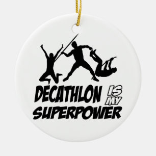 Decathlon sports designs ceramic ornament