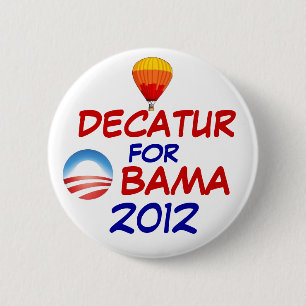 Decatur for Obama 2 Inch Round Button