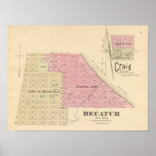 Decatur, Nebraska Poster