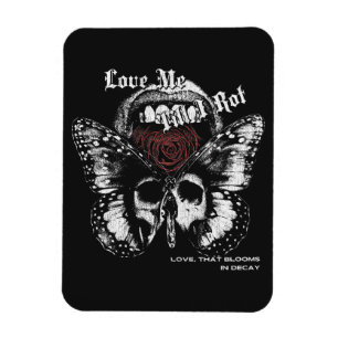 Decaying Love - Gothic Streetwear Design Magnet