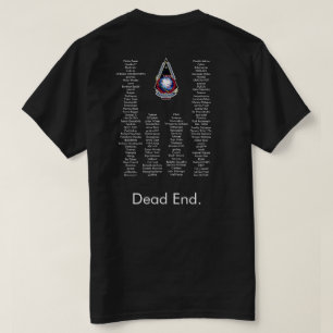 DECE Large Emblem (Men) with Members on Back T-Shirt