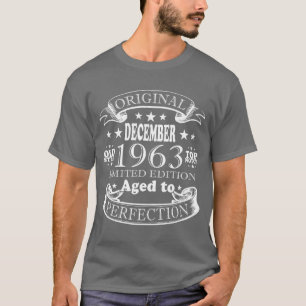 December 1963 vintage birthday vintage gift retro T-Shirt