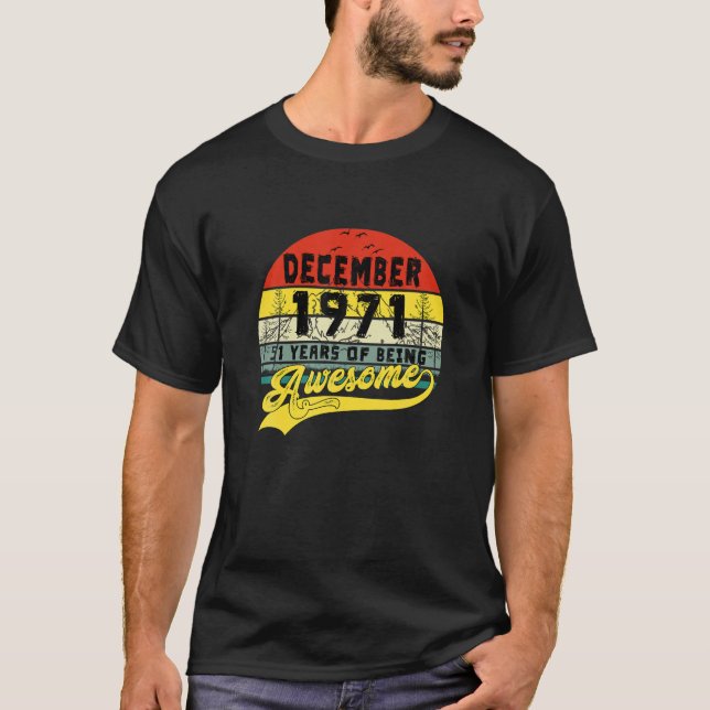 December 1966 Limited Edition 55 Years Of Being T-Shirt (Front)