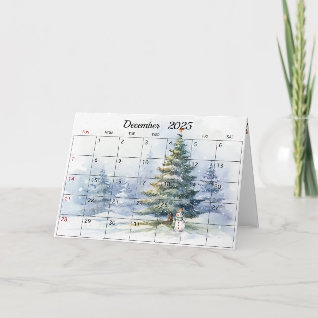 December 2025 Christmas Month Card (Front)