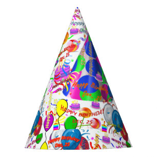 December, 25 Party Birthday Hat, Birthday Hat