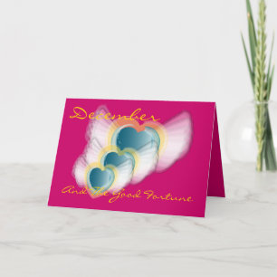 December and the Good Fortune - Customized Card