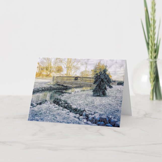December at Brewster Gardens Card (Front)