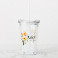 December Birth Month Flower Delilah Personalized