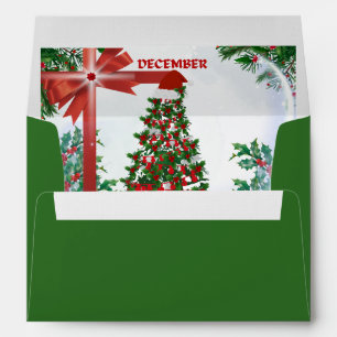 December Christmas Matching Envelopes