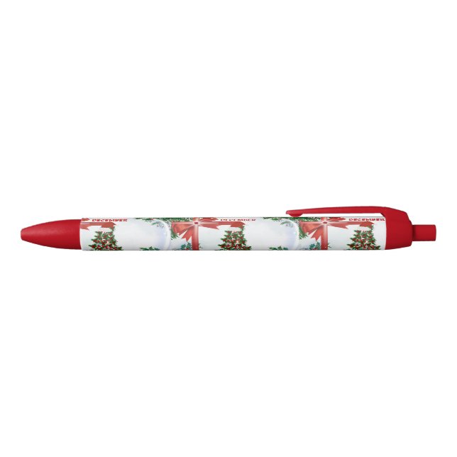 December Christmas Writing Pen (Top)