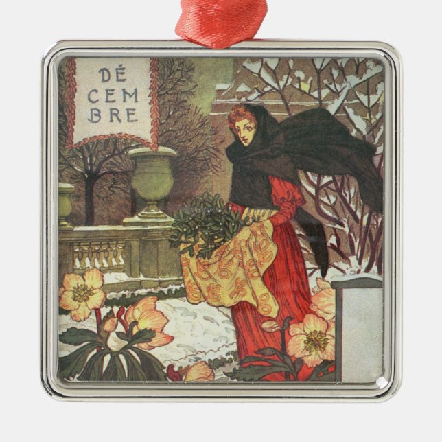 December Metal Ornament (Front)