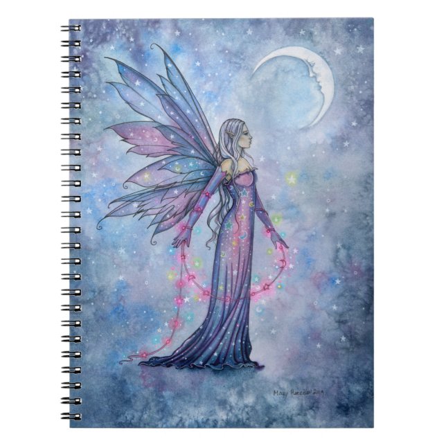 December Moon Fairy Notebook by Molly Harrison (Front)