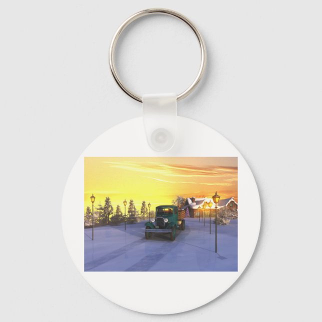 December Morning Keychain (Front)