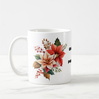DECEMBER - POINSETTIA COFFEE MUG