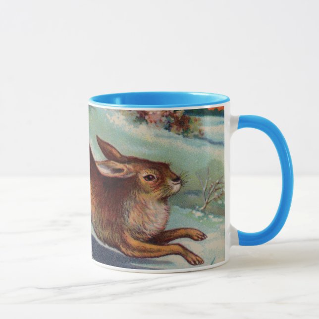 December Rabbit Mug (Right)