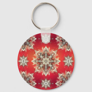 December Snowflakes  Keychain