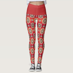 December Snowflakes  Leggings