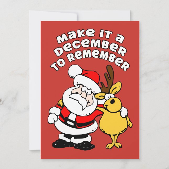 December to remember Christmas Card (Front)