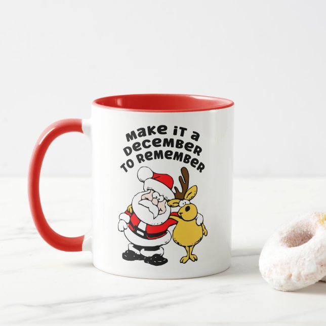 December to remember mug (With Donut)