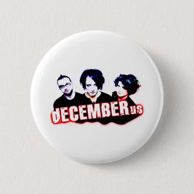dECEMBERus 2 Inch Round Button (Front)