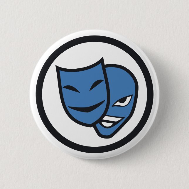 Deception 2 Inch Round Button (Front)