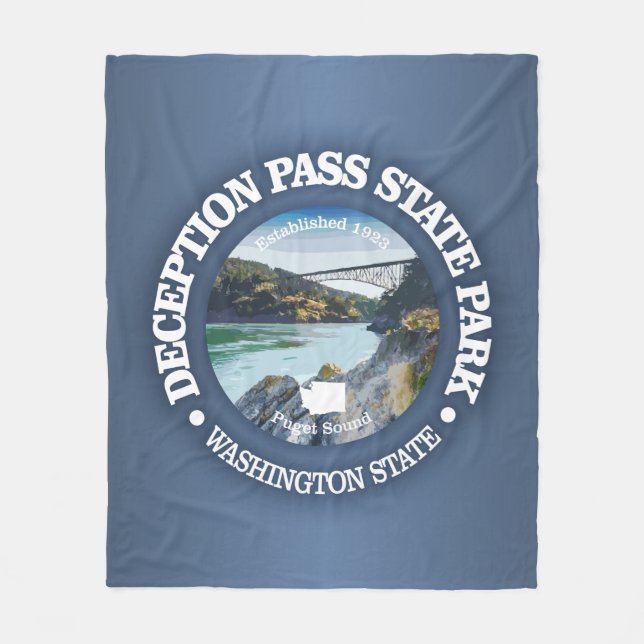 Deception Pass SP Fleece Blanket (Front)