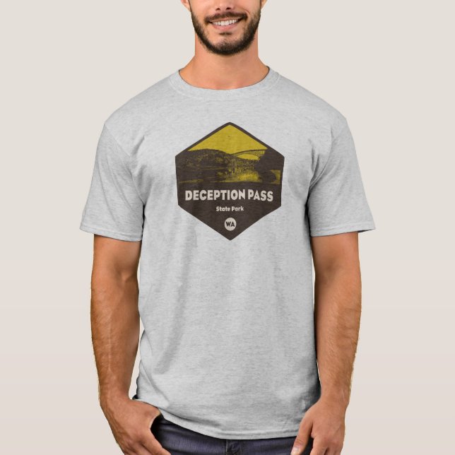 Deception Pass State Park Washington T-Shirt (Front)